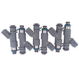 JESBEN 16450R70A01 FJ982 6pcs Set Fuel Injectors 12 Holes Replacement for Accord 3.5L 2008-2017 Crosstour 2010-2012 Acura MDX RDX 2012-2017 ZDX TL RL TSX 3.5L 3.7L 2012-2014 16450-R70-A01