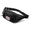 Tactical Fanny Pack with A Free Flag Patch, Multi-Layer Waterproof