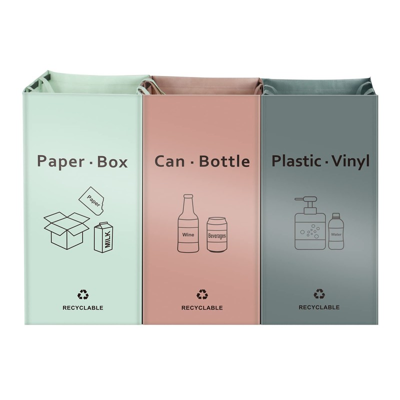 JIALAI HOME Separate Recycling Waste Bin Bags for Kitchen Home