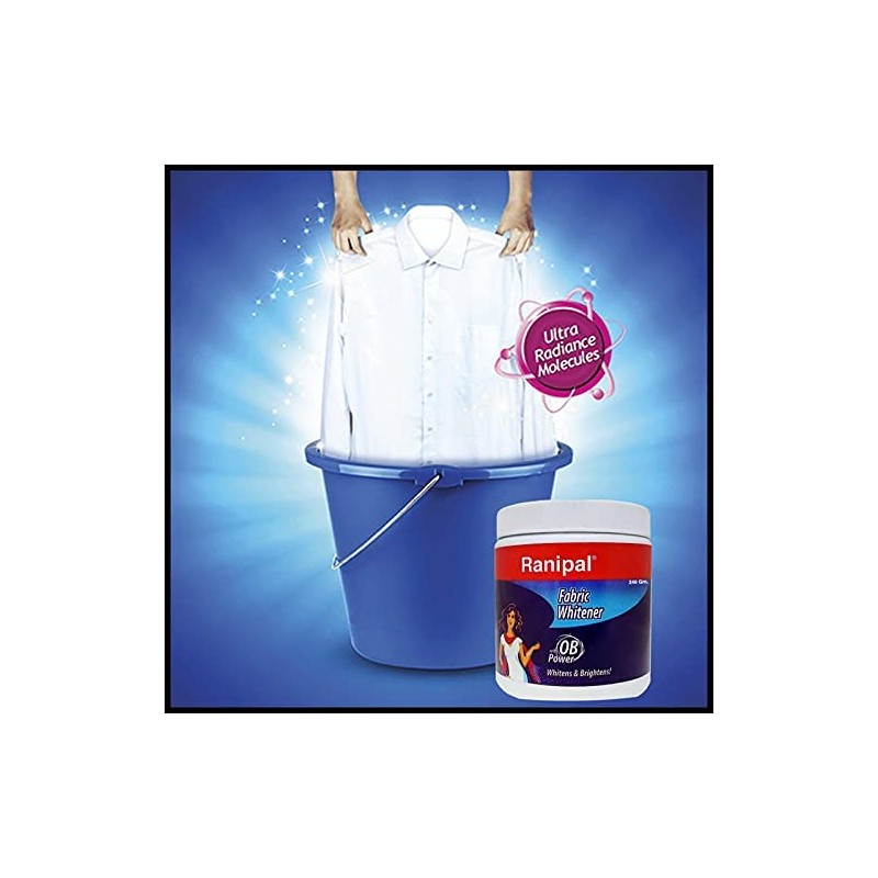 Rani-Pal Fabric Whitener Powder Detergent for White and Colored Clothes,