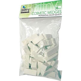 Brittny Cosmetic Sponge Wedge 32-Piece Pack (Pack of 3)