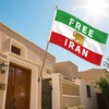 Old Iran Flag– 3x5 Ft Old Iranian Lion and Sun