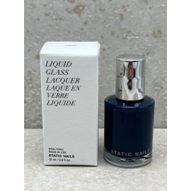 Static Nails Liquid Glass Nail Lacquer Full Coverage - Indigo - .4 fl oz NIB
