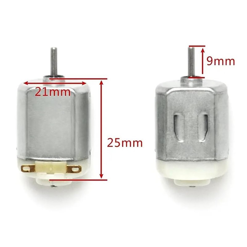 DUTTY Electric motor, 1V-6V DC 130 small motor, 18000 rpm,