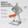 2 supporti per salsicce per barbecue, in acciaio inossidabile, regalo