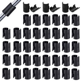 Clips de Alambre para Estantes (40, Negro1)