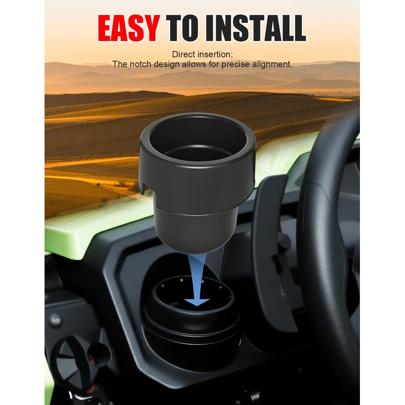 XATVXUTV UTV Dash Cup Holder for Honda Pioneer 520 500