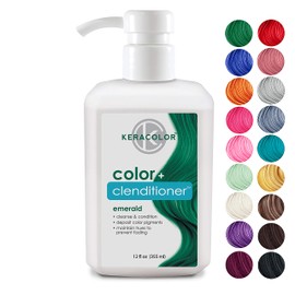 Keracolor Clenditioner Hair Dye (18 colors) Semi Permanent Hair Color Depositing Conditioner, Cruelty-free