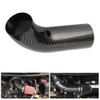 Universal Car 75mm Inlet Carbon Fiber Look Steel Cold Air