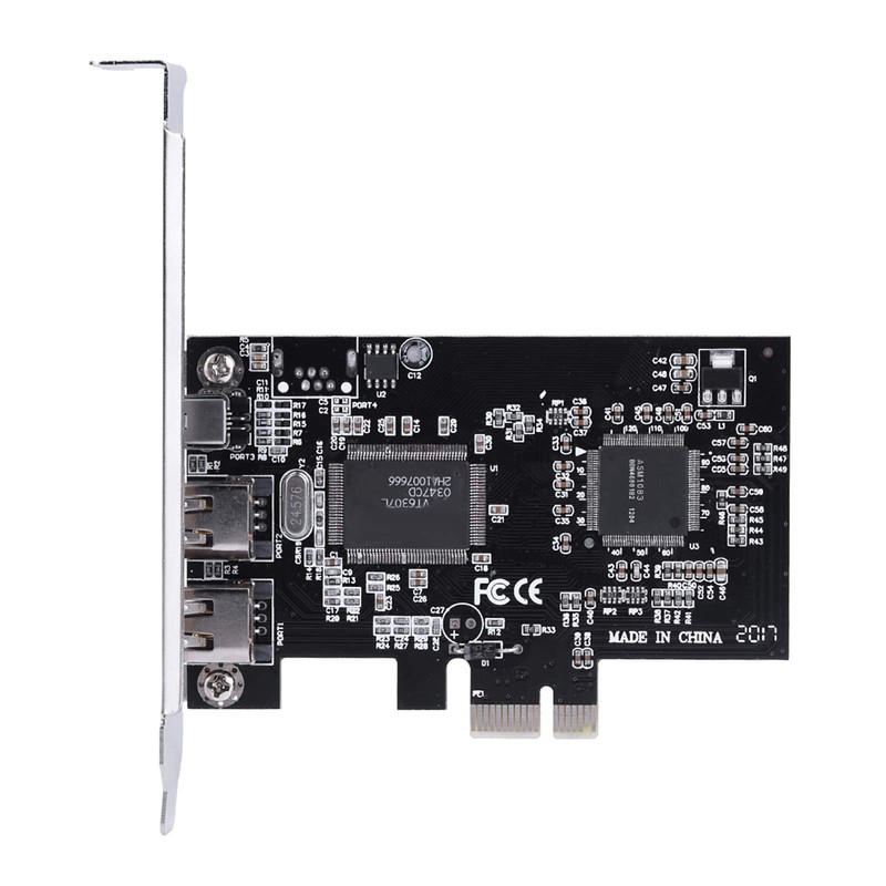 VBESTLIFE PCIE Firewire Card, IEEE 1394 PCI Express Controller, 1394a