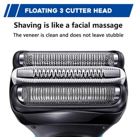 53B Replacement Head Compatible with Braun Series 5/6 Electric Shaver Part Blades for Braun Razors,Foil & Cutter Replacement Cassette for 6020s 50-R1000s 5020s 5018s 5050cs 50-B1300s