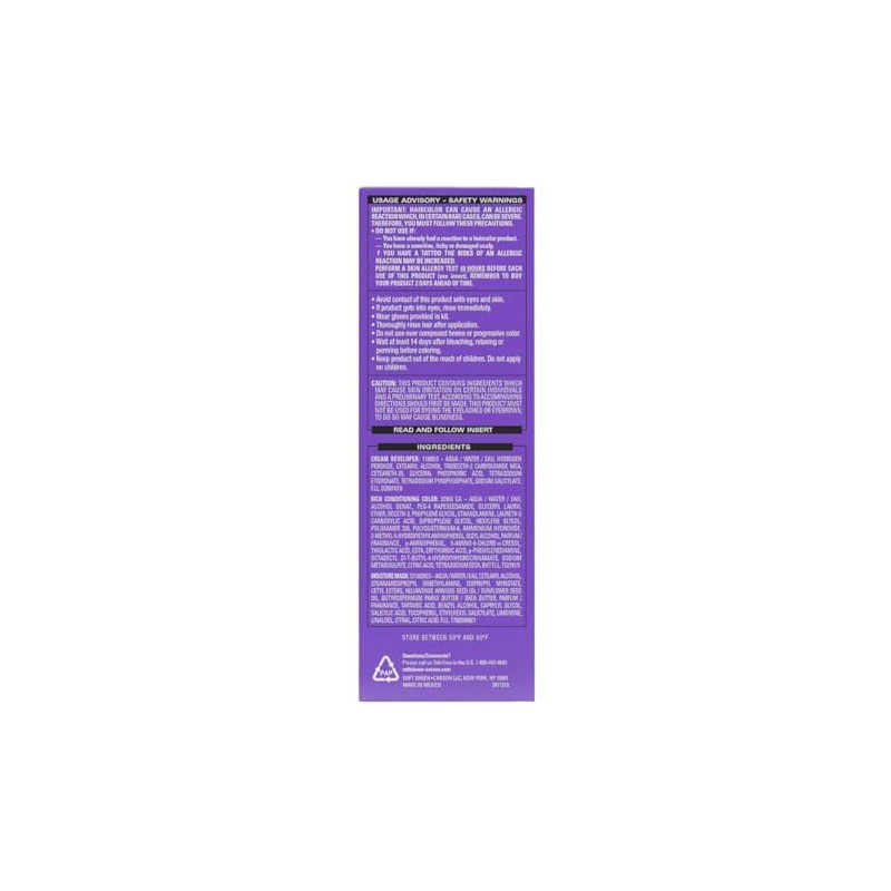 Dark & Lovely Color #371 Jet Black (3 Pack) by