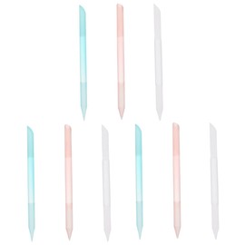 FOMIYES 3sets Cylindrical Glass Nail Files Manicure Nail File Practical Polishing Strips for Professional Use 3pcs*3