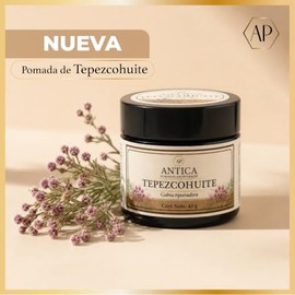 ANTICA Pomada de Tepezcohuite 45 g c/u Calma Reparadora con Aloe Vera, Caléndula, Manzanilla, Karité y Cera de Abeja, Pack de 6