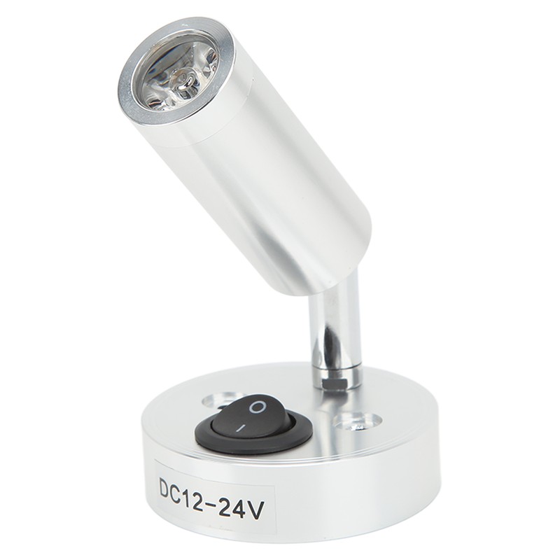 RV Bedside Reading Light Rotatable Wall Mount LED Spot Reading