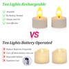 SoulBay Flameless Candles with Remote Control Timer & Charging Base,