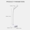Portable Desk Lamp, Battery Powered Desk Lamp with USB Charging,