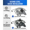 5th Wheel to gooseneck Adapter,Kingpin to Gooseneck Ball Adapter Hitch
