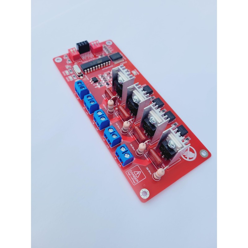 4 Channel AC Light Triac Dimmer with I2C Interface Control