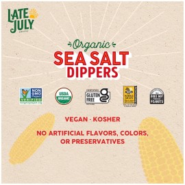Late July Snacks Organic White Corn Tortilla Chip Dippers, 7.4 Oz