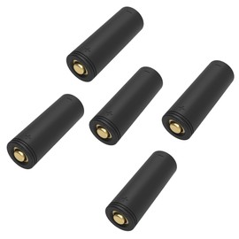 18650 to 21700 Battery Adapter, Converter Adapter for 21700 Flashlight Cases with Metal Contacts 18650 Sleeve Batteries Protective 21700 Battery Adaptor Holder Accessories (5 Battery Converters)