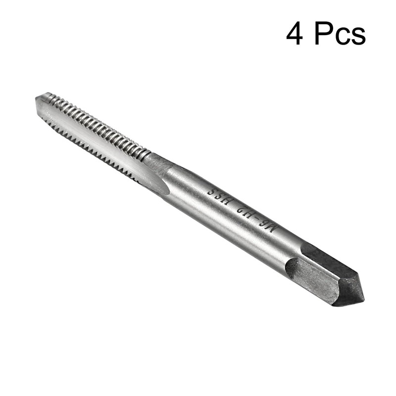 TA-VIGOR 4Pcs M6 x 1mm Metric Thread Taps, H2 High