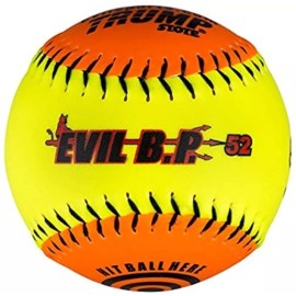 Evil Sports  Evil Sports Synthetic Leather Softball 1394803 Pro Training Trump Pitch Ball