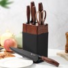 VSIAISV Kitchen Knife Sets with Universal Block, 7 Pieces High
