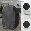 Sobana Outdoor Egg Chair Cover with Double Zipper,Waterproof Dust Proof