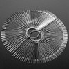 100pcs Fan-shaped False Fake Nail Art Tips Colour Swatch Sticks
