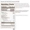 Ethel M Chocolates Premium Milk Chocolate Peanut Butter Filled Bars,