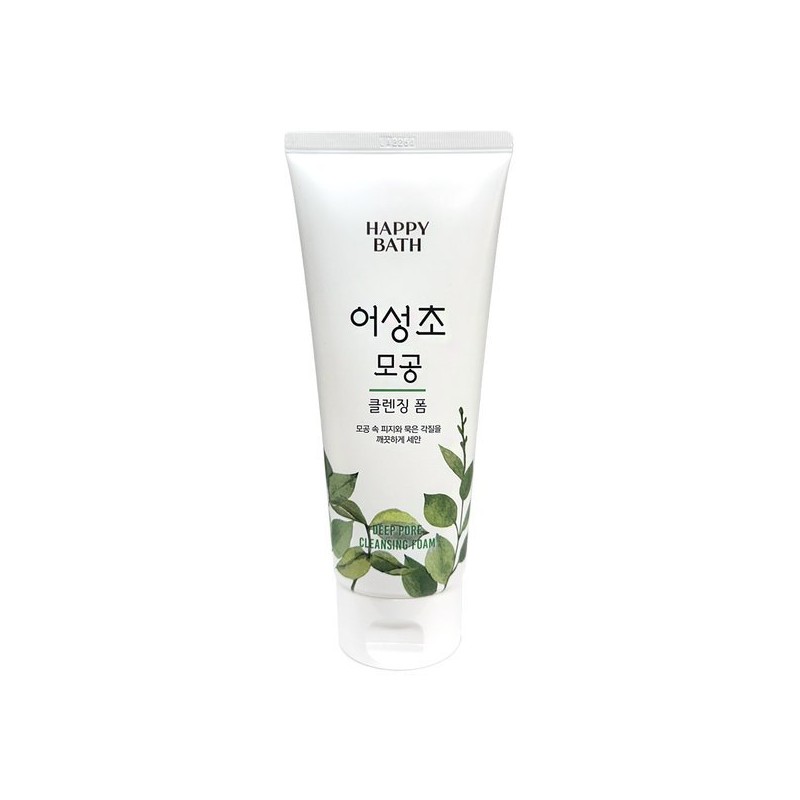 Happy Bath 해피바스 어성초 모공 클렌징폼 200ml 4개 Happy Bath