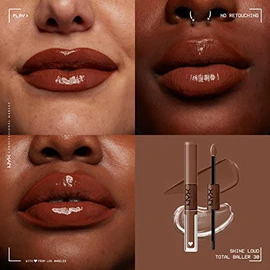 NYX Professional Makeup, Shine Loud, Labial Líquido Larga Duración, Total Baller