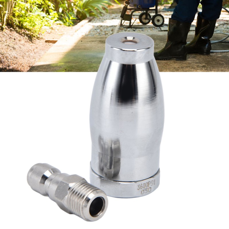 High Pressure Washer 3600PSI Rotating Turbo Nozzle with 1/4in Quick