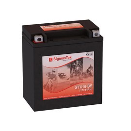 SigmasTek STX16-BS Battery for Kawasaki VN1500-G,J,L,R,Vulcan Nomad,Drifter 1500CC 1999-05