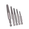 Bolts Remover, 5pcs Broken Screw Extractor Hex Shank Fine Teeth