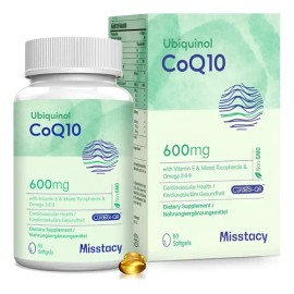 Mistaccy Ubiquinol Coq10 600mg 60 Softgels Importado
