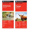 Rand McNally State Maps: Arkansas and Texas (2 Maps)
