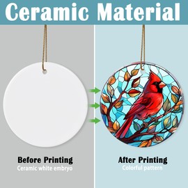 Cardinal Christmas Ornaments, Touber Cardinal Hanging Ornament, Cardinal Christmas Tree Ornaments, Cardinal Holiday Decor, Cardinal Gifts, Red Bird Theme Gifts