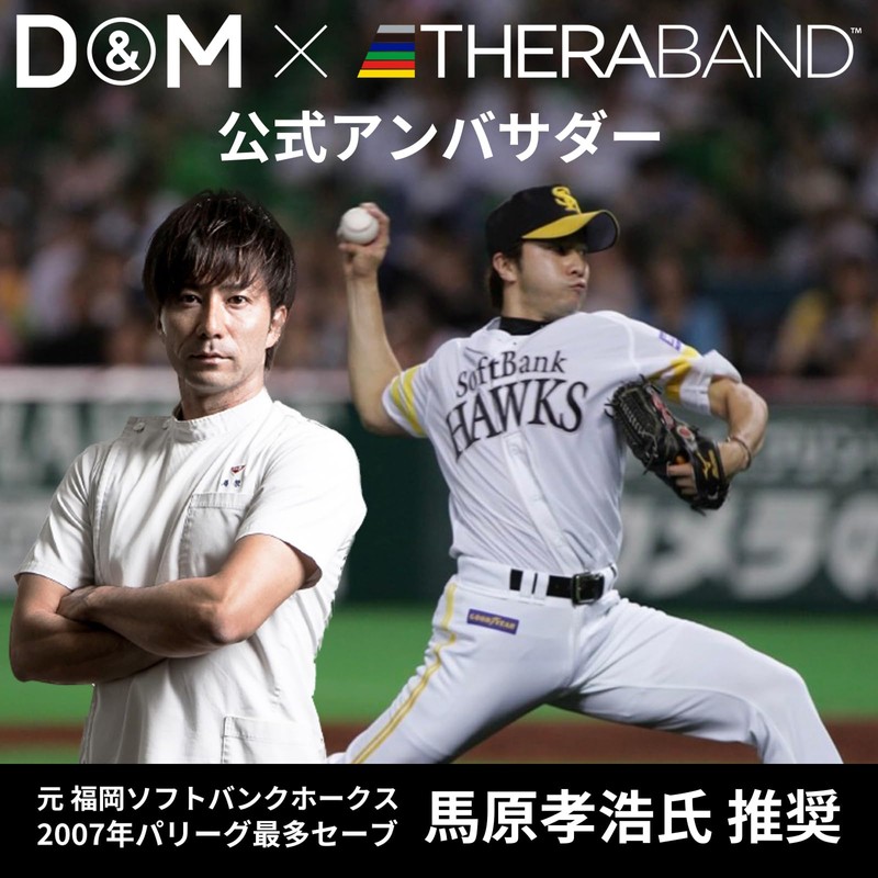 D&amp;M Thera Band セラバンド 12.5cm×2m イエローカラー