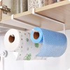 Under Cabinet Paper Towel Holder - Punch-Free Hanging Tissue Roll