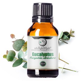 uh*Roh*Muh Organic Eucalyptus Citriodora Essential Oil - USDA Certified Essential Oil | 100% Pure and Natural - Premium Quality Essential Oil for Aromatherapy, Skin Care - Sourced from India15ml