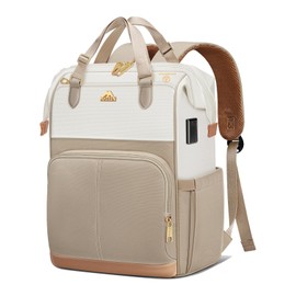 MATEIN Laptop Backpack Women's 15.6 Inch Anti-Theft Backpack Bag 2 in 1, School Backpack Waterproof with USB Charging Port, Work Backpack Women's Elegant with Airtag Compartment for Business, Office