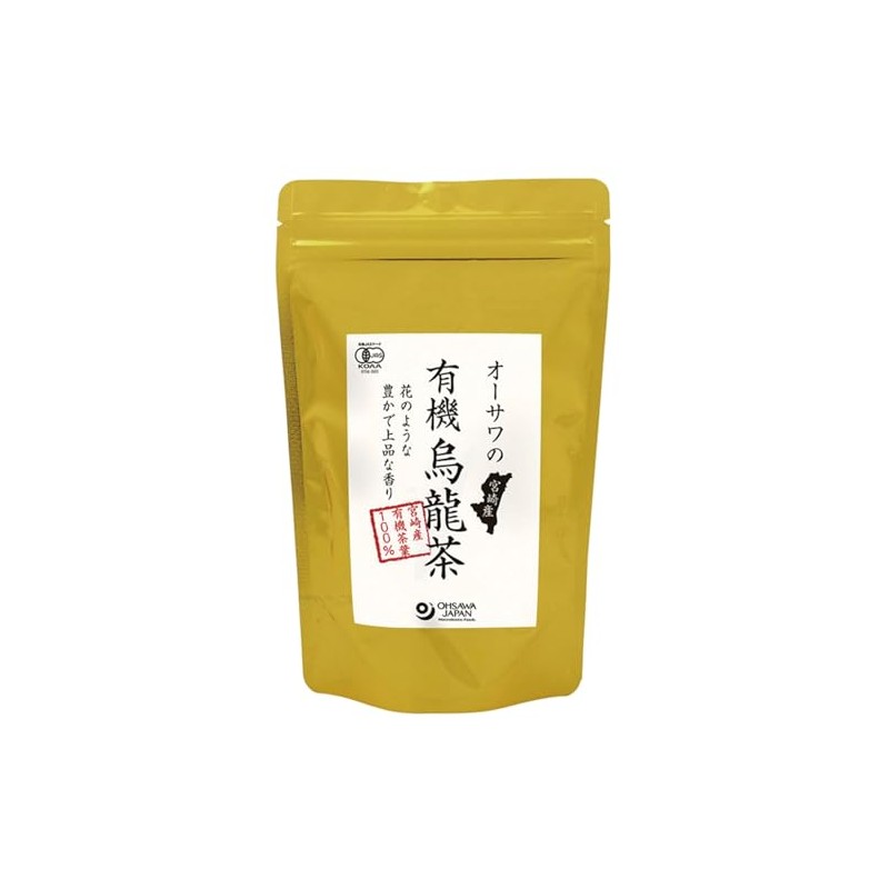 Osawa Miyazaki Organic Oolong Tea, 2.1 oz (60 g), Set