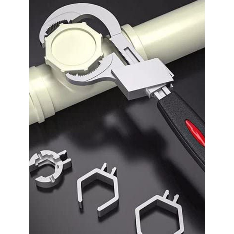 Universal Adjustable Double Ended Wrench Multifunctional Bathroom Wrench Repair Disassembly