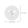 Kichvoe 8pcs Vacuum Suction Cup Hook Suction Cups Clothes Hanger