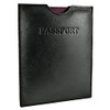 Travel Passport Holder Sleeve Protector Cover Wallet Real Leather RFID