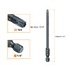 TA-VIGOR 1Pcs T20 Torx Head Screwdriver Bits 1/4 Inch Hex