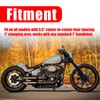 Motorcycle Handlebar Risers, 6" Straight Challenger Riser Extension Kit, 1''