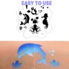 Depvision Reusable Face Paint Stencils for Body Art Painting Halloween